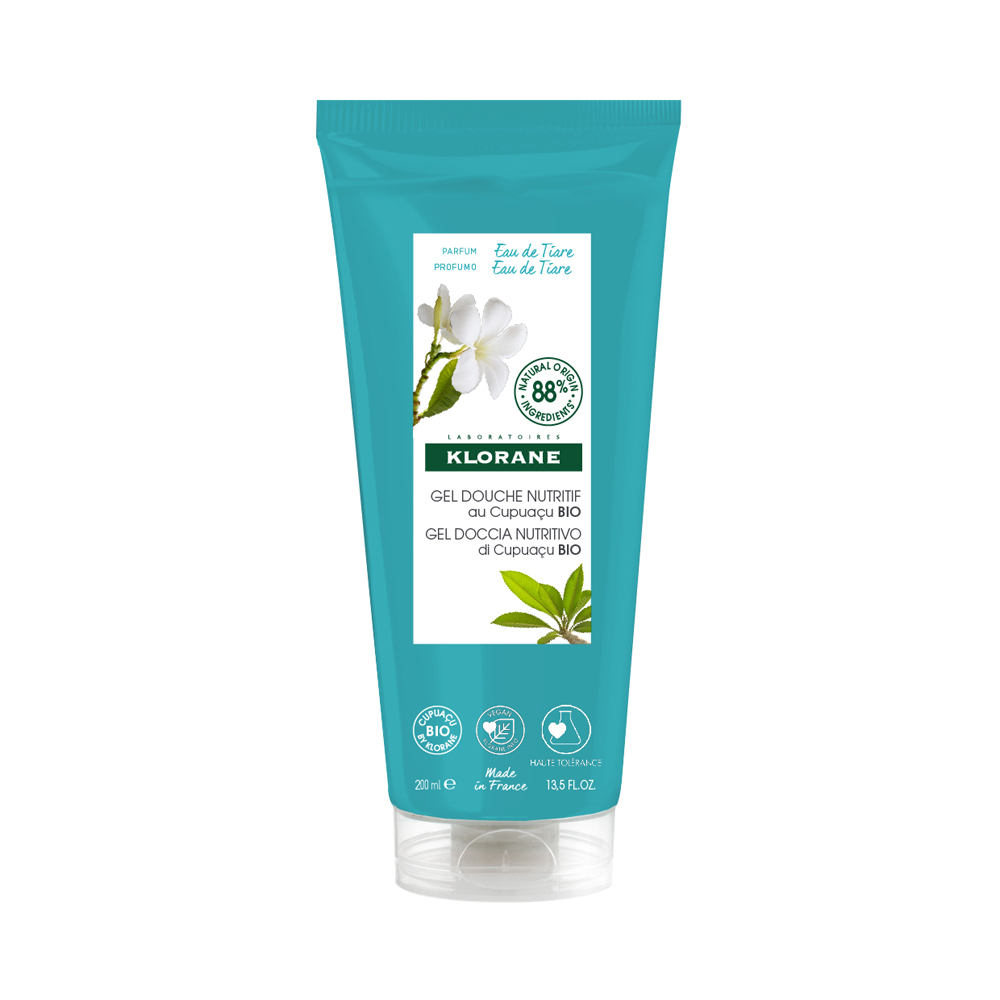 KLORANE - CUPUACU BIO Gel Douche Eau de Tiare - 200ml